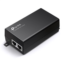 Product Image of TP-Link TL-POE160S PoE+ Injector, 2 Gigabit Ports, 802.3, Integrated Power Supply, Wall Mountable, Plug & Play